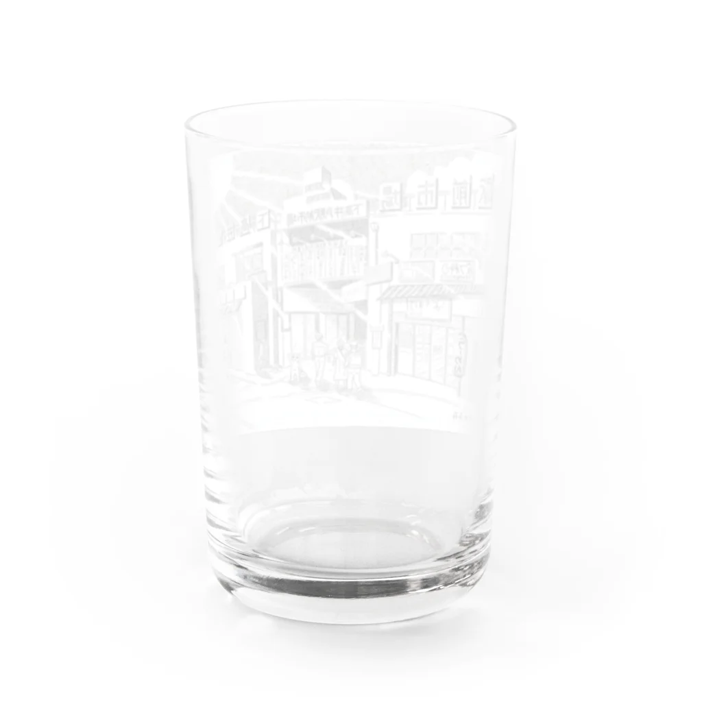 神田森莉ショップのくまちゃん イン 下高井戸 Water Glass :back