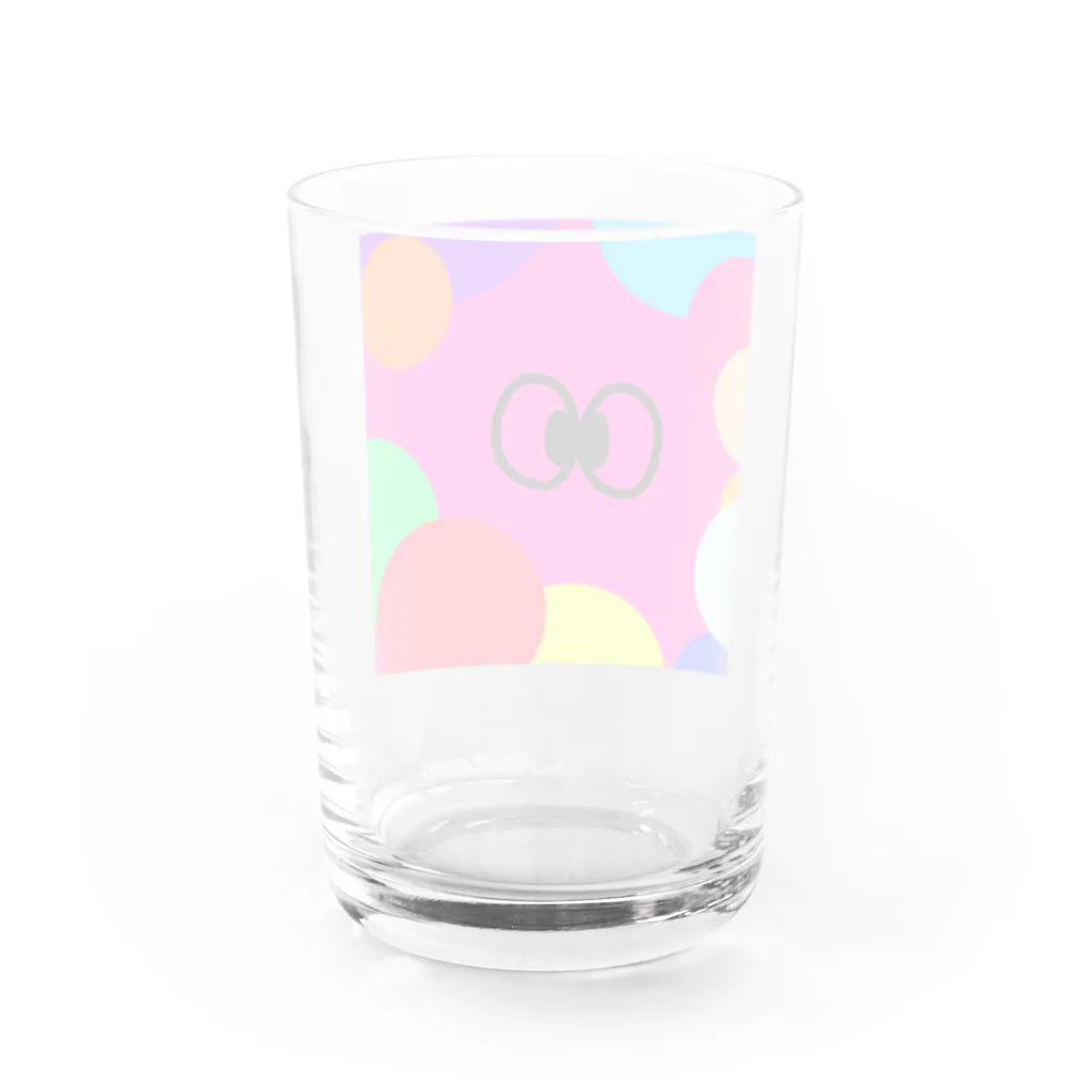 ラクガキから生まれた子たちのたまくん Water Glass :back