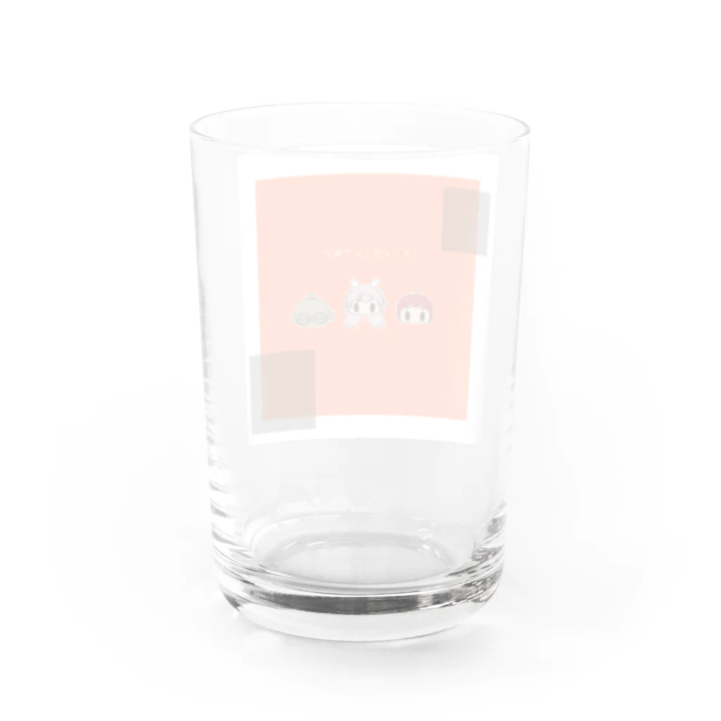 インスタントさあどのぷちさあど(しかく) Water Glass :back