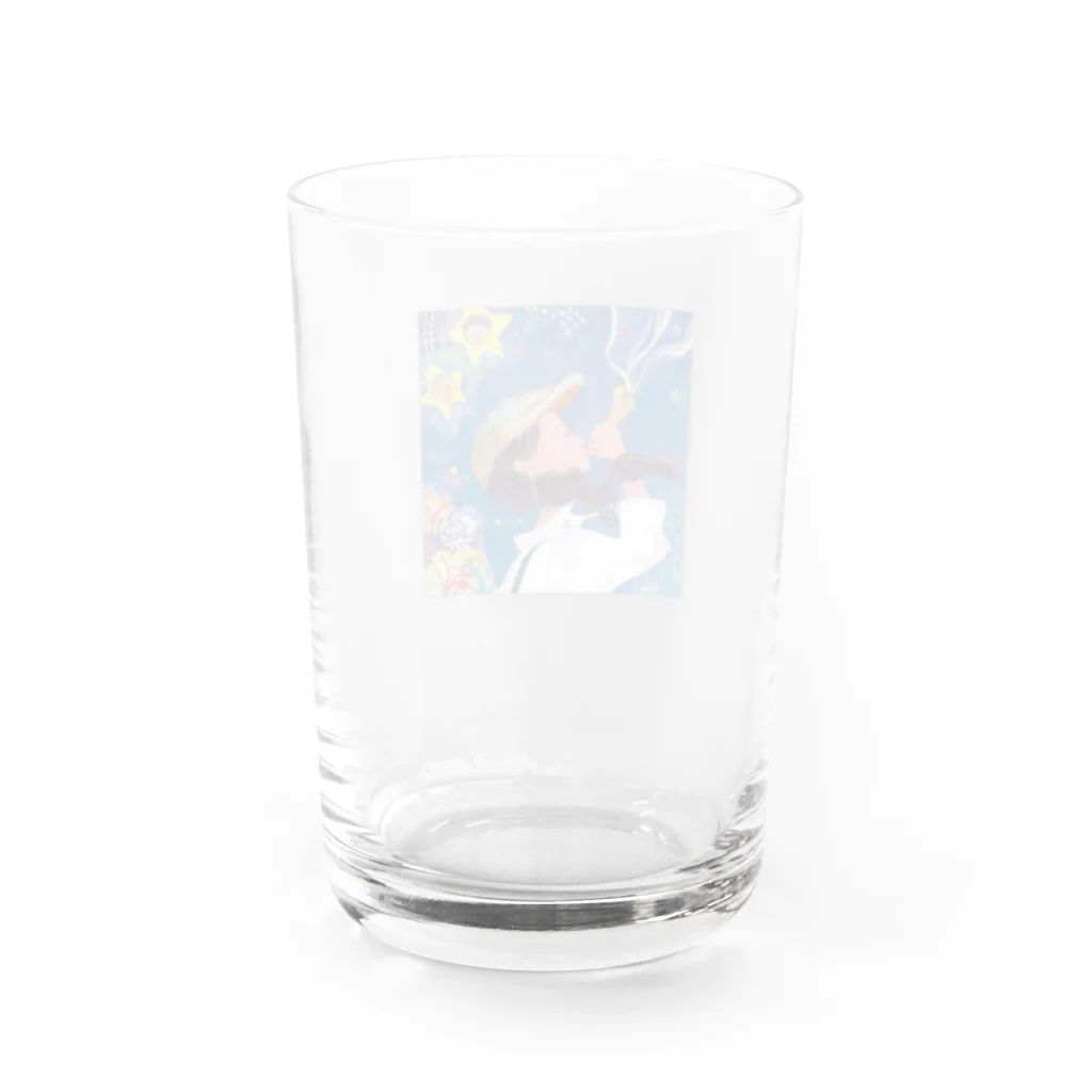 AAA_chan×豆腐屋あこSHOP🌟のosorakara Water Glass :back