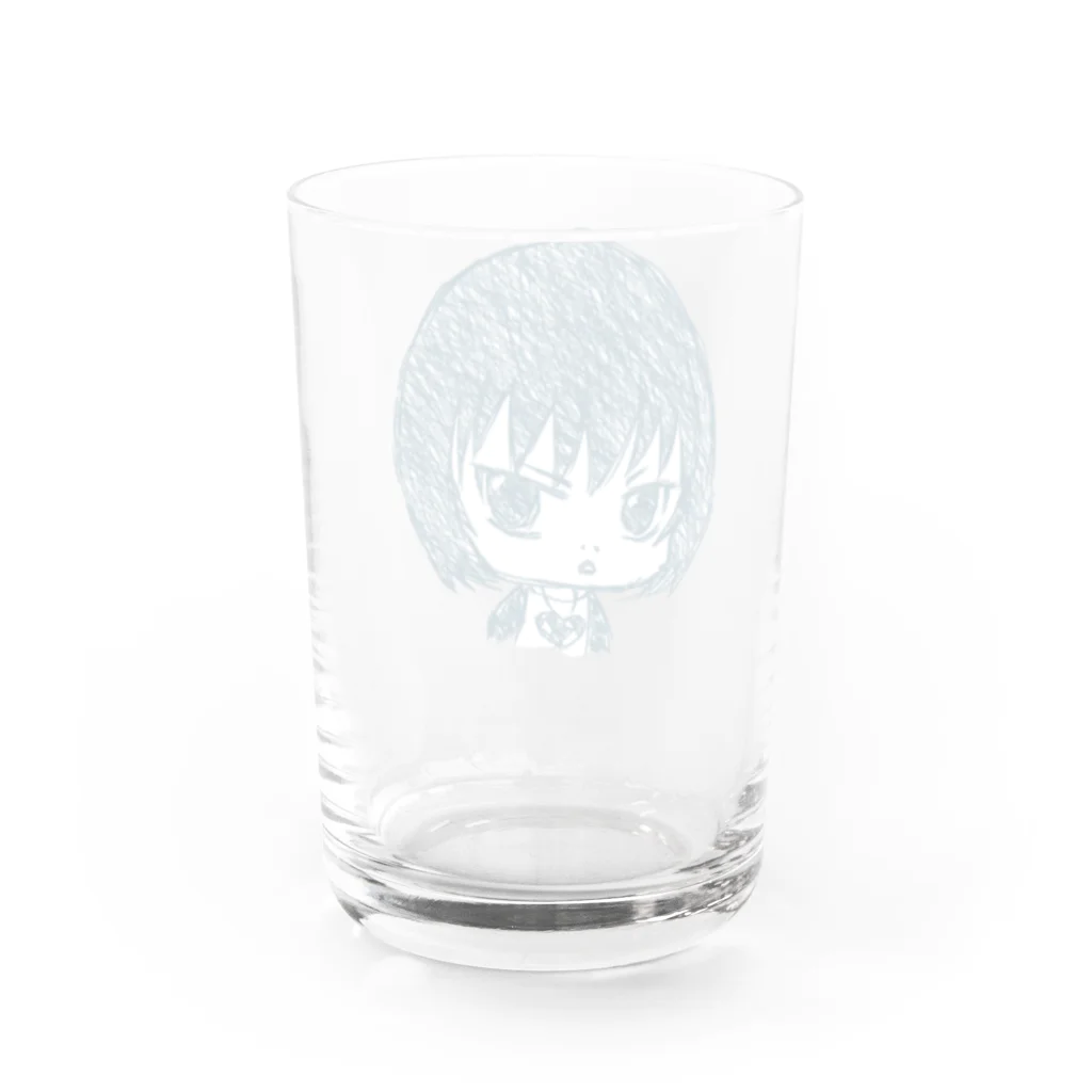 あいちゃんしか勝たんのまいグラス Water Glass :back