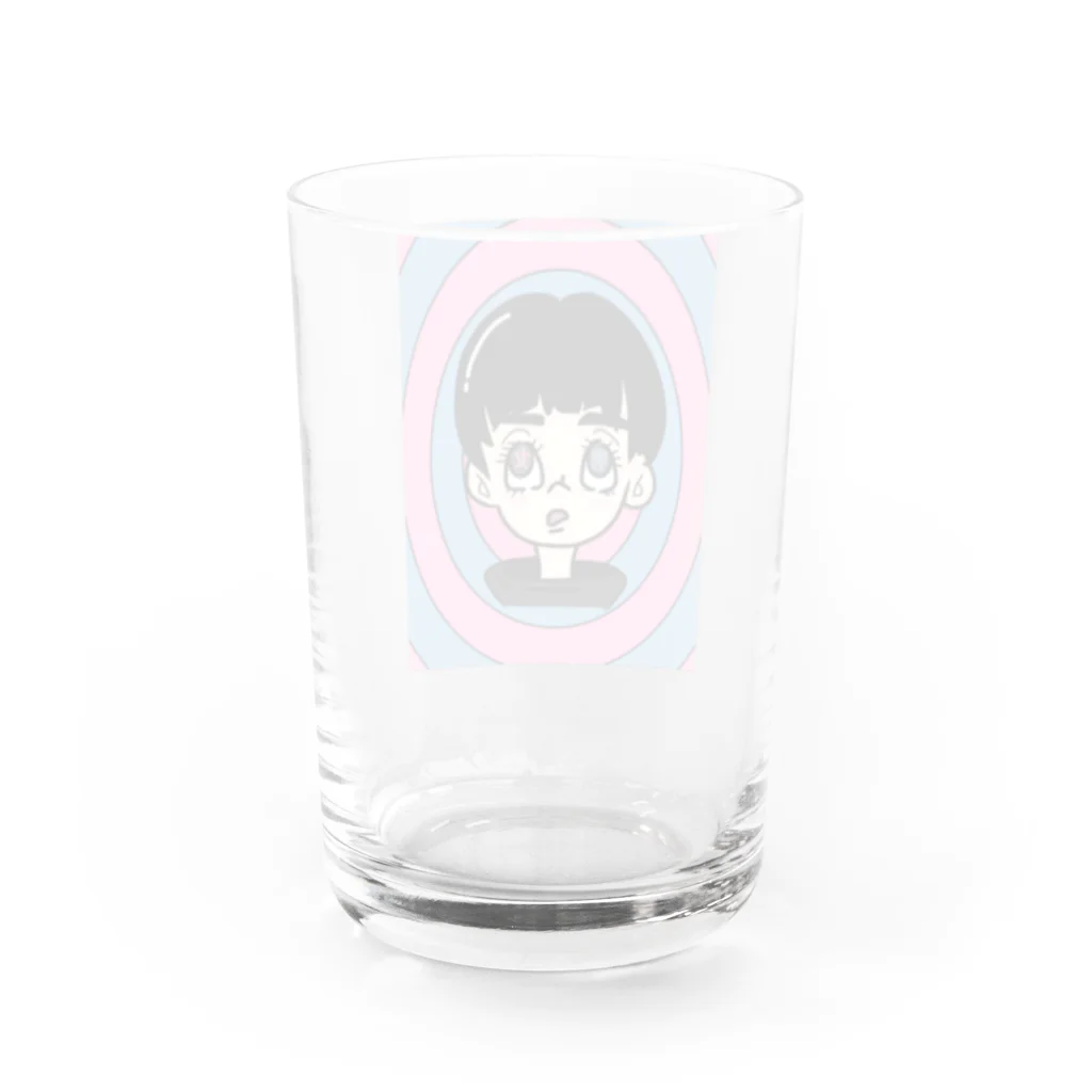 nanastoreのwoman and man Water Glass :back