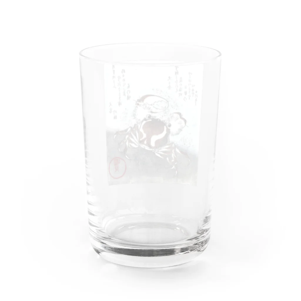 PALA's SHOP　cool、シュール、古風、和風、の水辺を歩く蟹 Water Glass :back