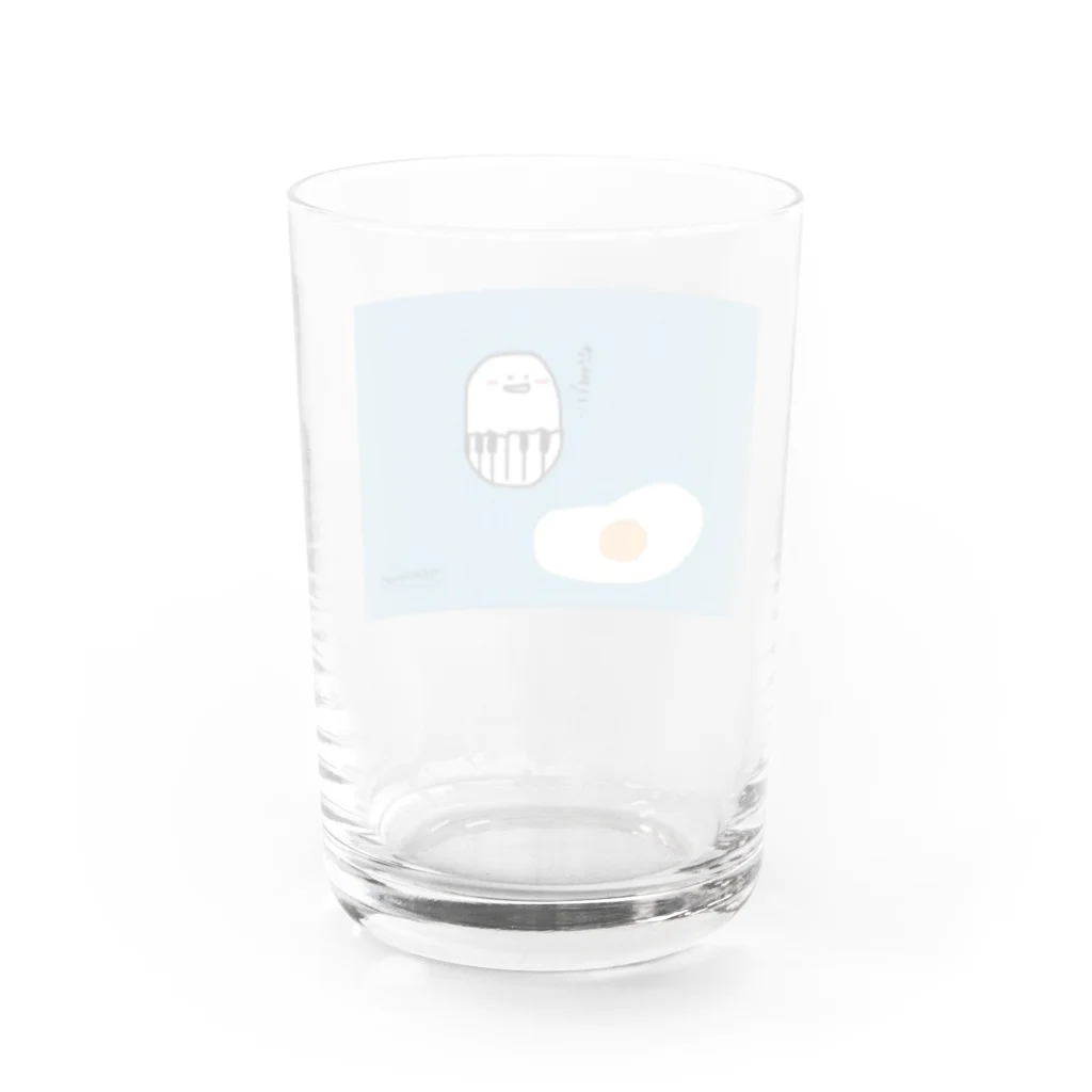 まろたまごのまろたまごくん Water Glass :back