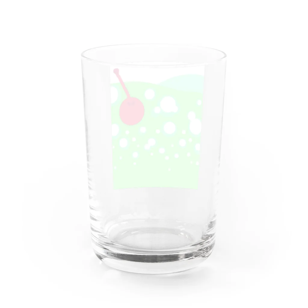 aya72のメロンソーダ Water Glass :back