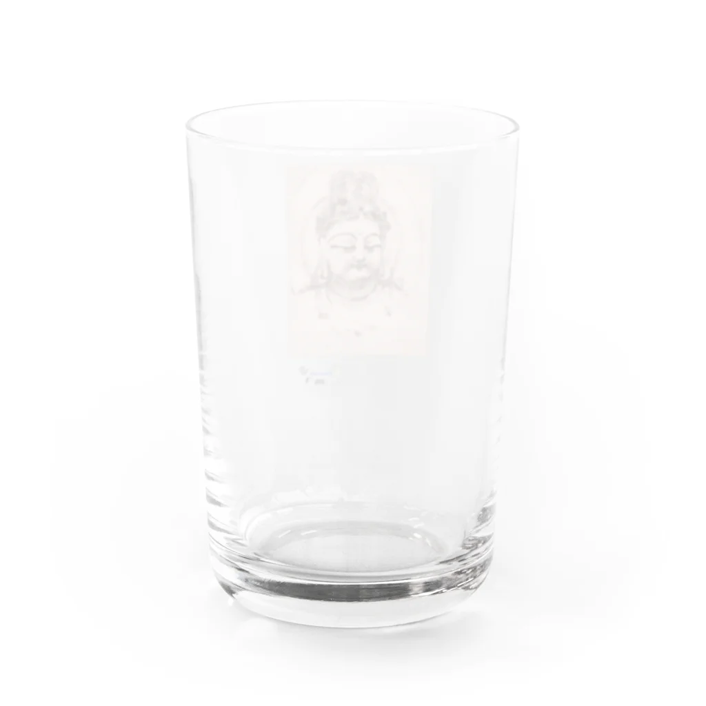 Making FOOLの五百幼童経の世界 仏画：Buddha A3-1 001 MF Water Glass :back