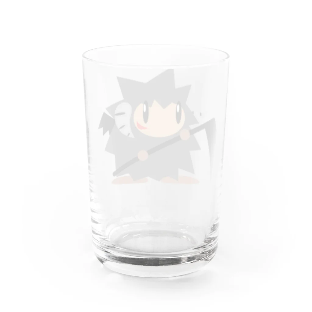 あさひ屋さんのくろひつじ Water Glass :back