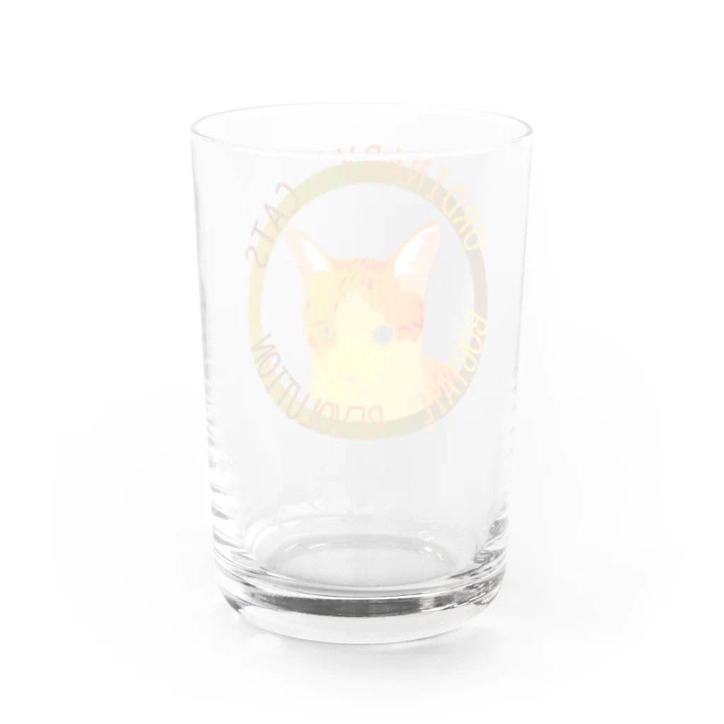 『NG （Niche・Gate）』ニッチゲート-- IN SUZURIのOrdinary Cats01h.t.(秋) Water Glass :back