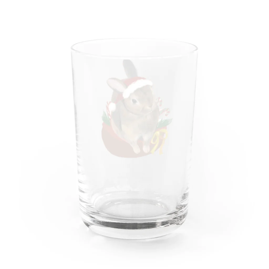 GATTI工房のクリスマス🐰🎄 Water Glass :back