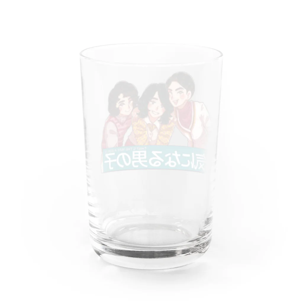 イワシチャンの気になる男の子 Water Glass :back