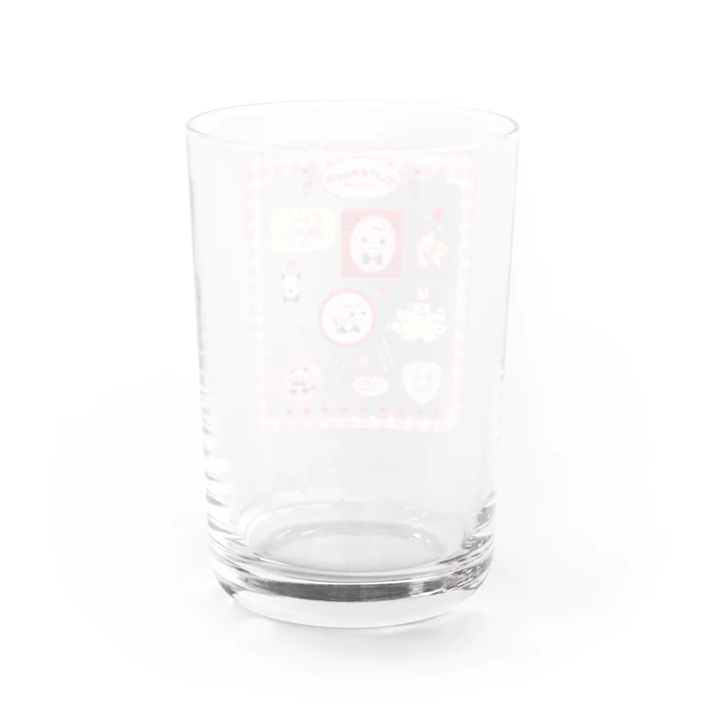 Fruits torta illustrationsのTULIP PARK Water Glass :back