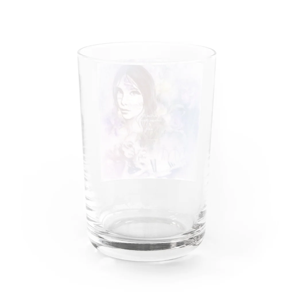 【ホラー専門店】ジルショップのFlowers woman❷ Water Glass :back