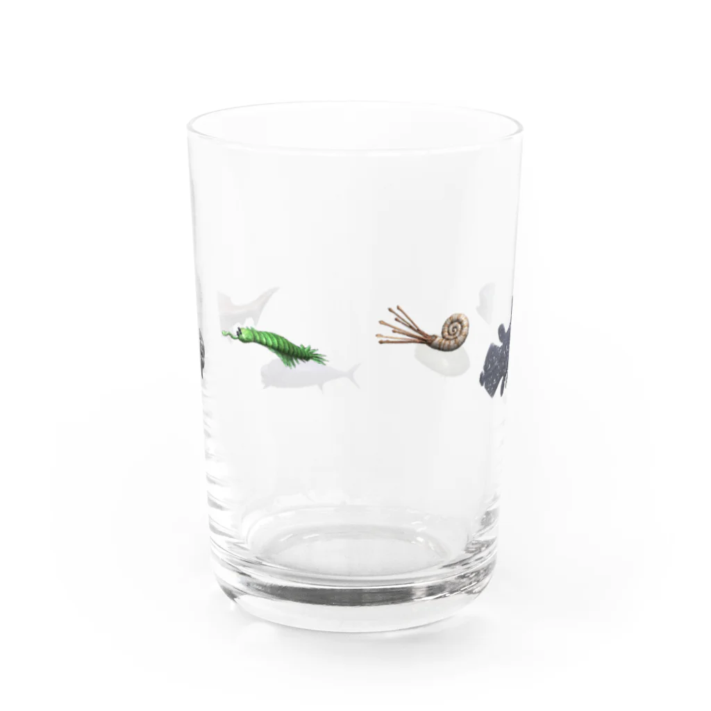 yamabusの古代魚グラス グラス反対面