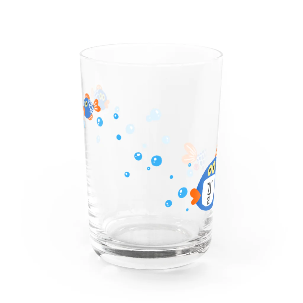 QCQC のPuyo puyo-Blue Water Glass :back