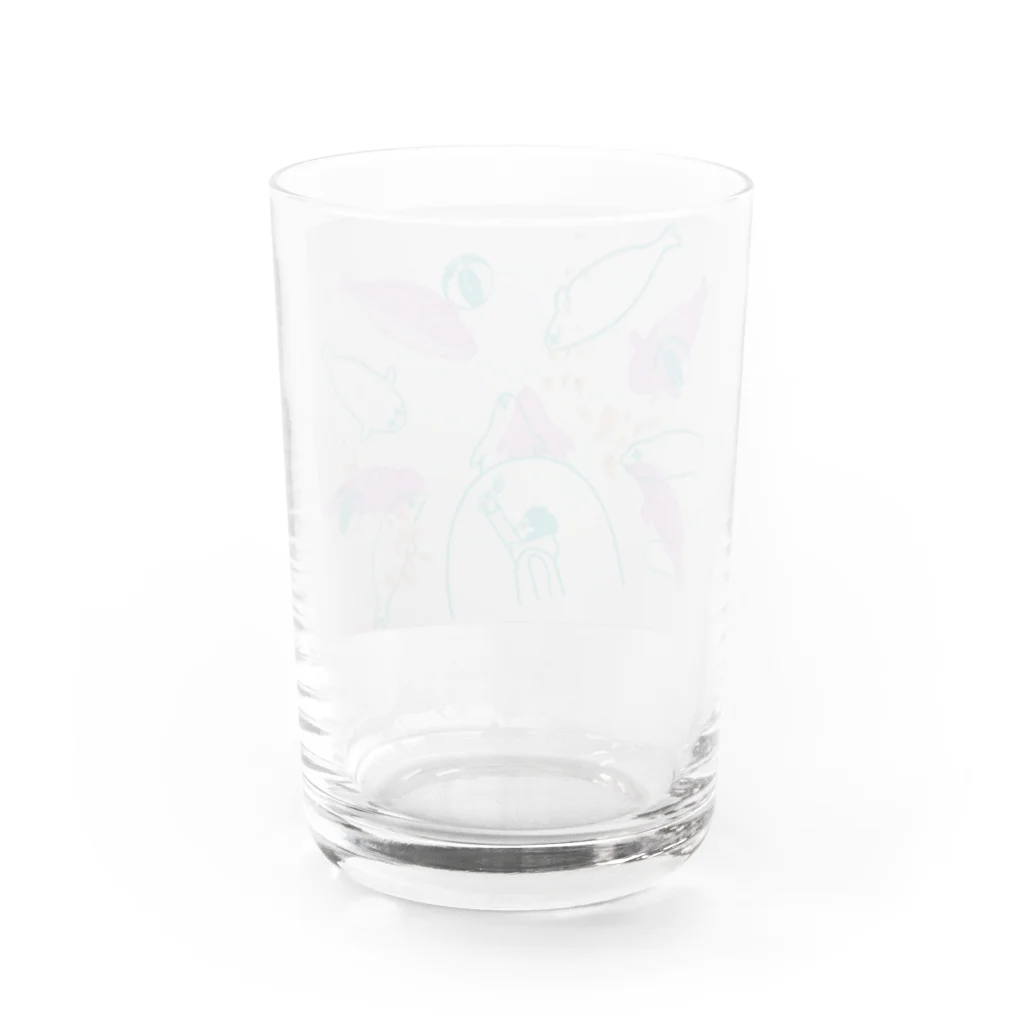 JUJUDEのMask man Water Glass :back