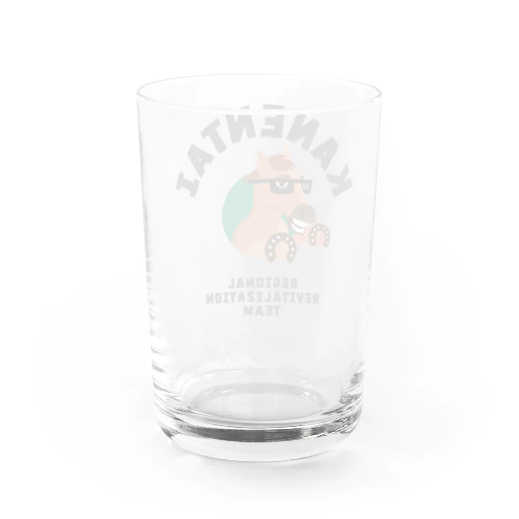 閑援隊オリジナルグッズショップの閑援隊 Water Glass :back