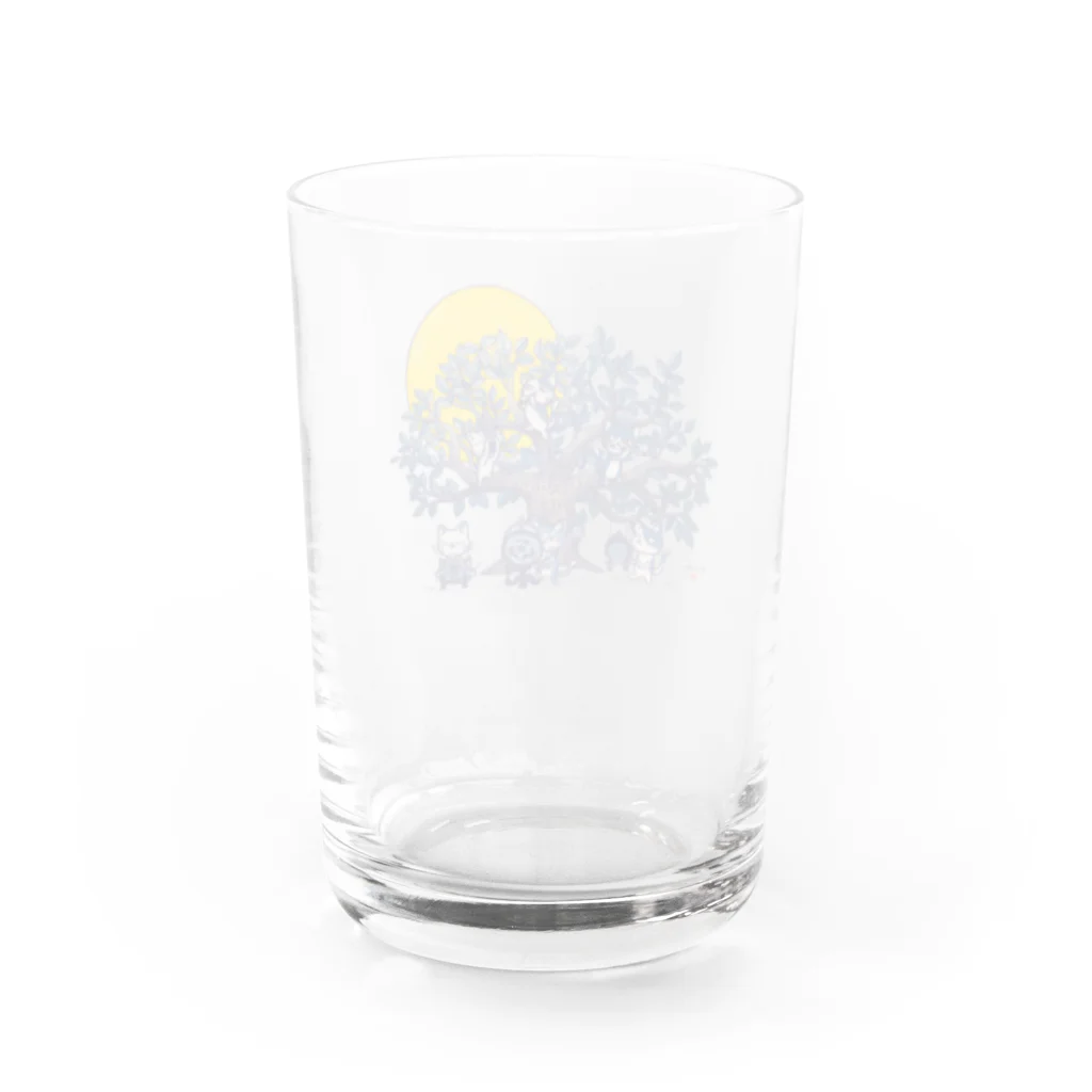 あまかむなのうたげのねこ(夜な夜な雅楽) Water Glass :back