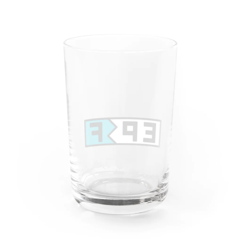 特定非営利活動法人EPFのEPFロゴグッズ Water Glass :back