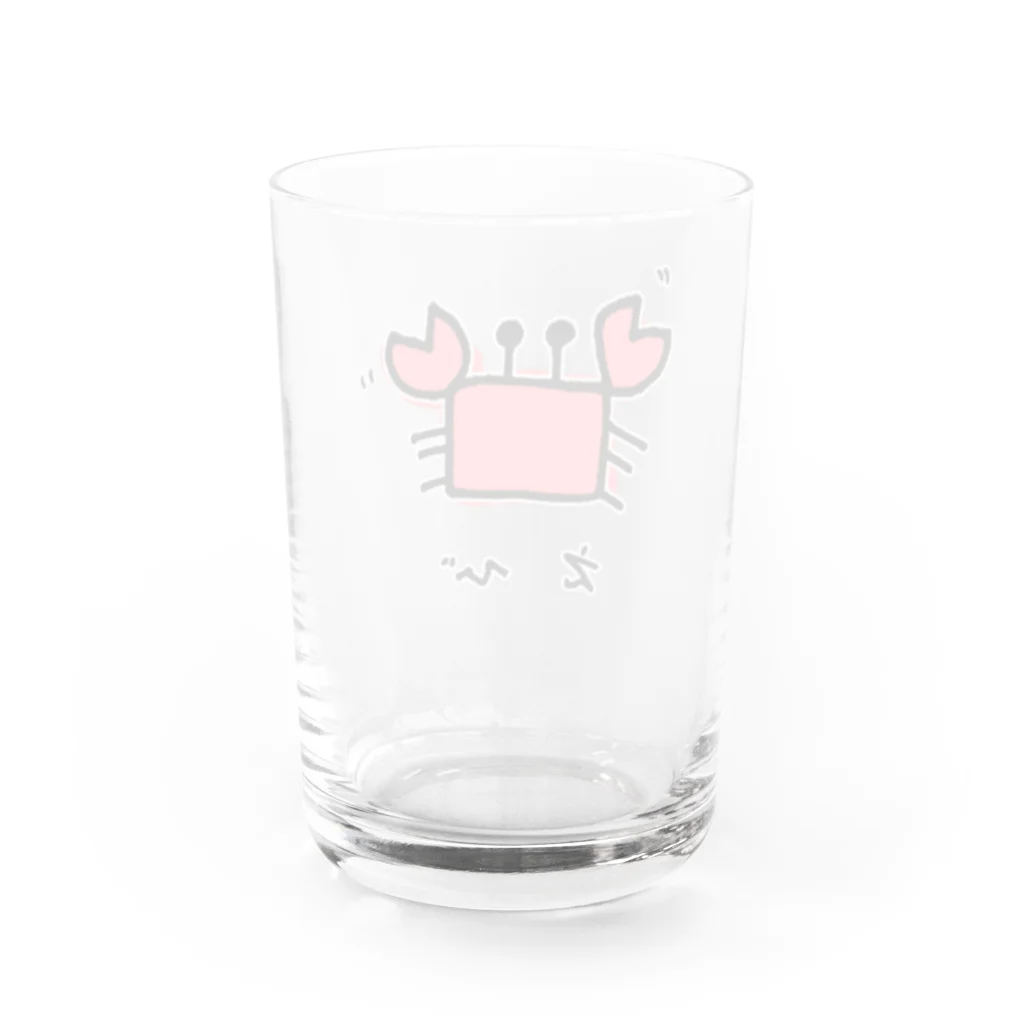 Mark Squier Design SUZURI店のEbi Water Glass :back