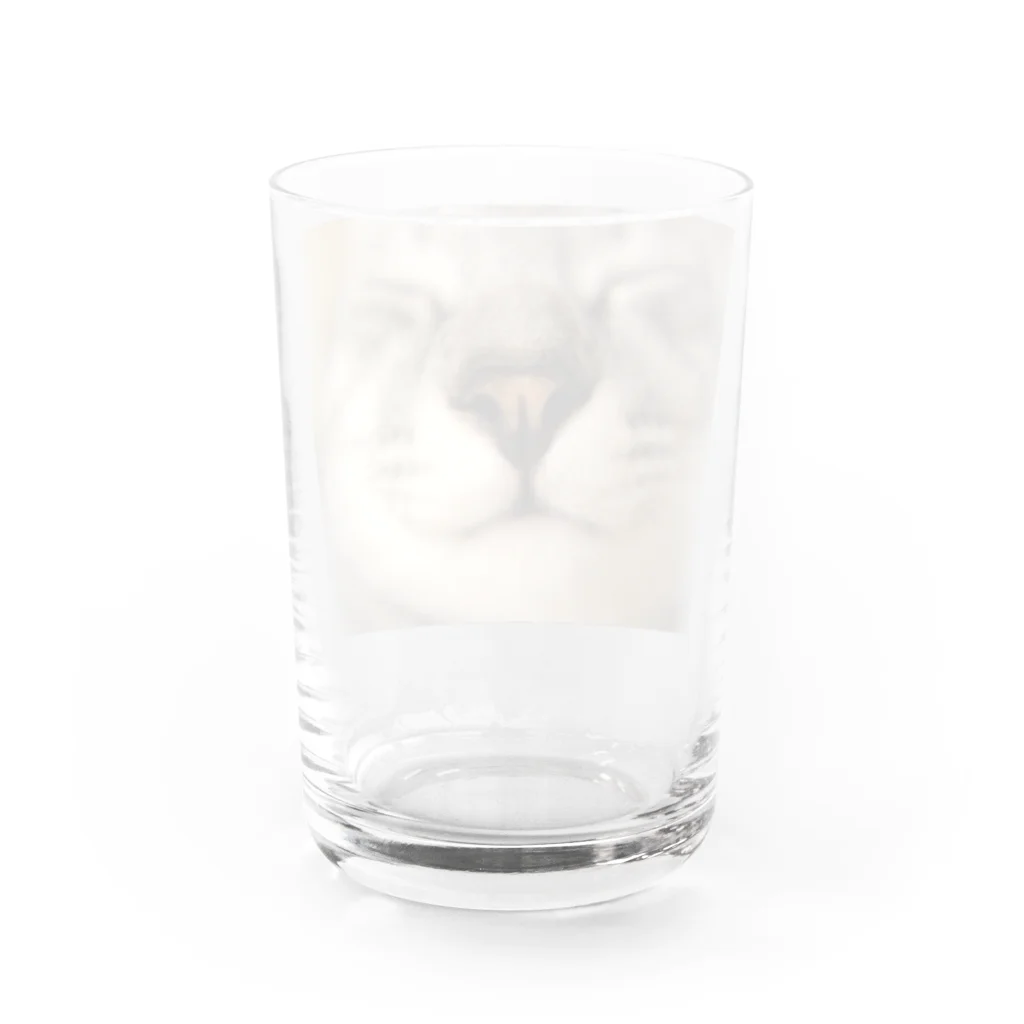 ギャラリーのろぺこのシアワセのおヒゲぶくろ Water Glass :back