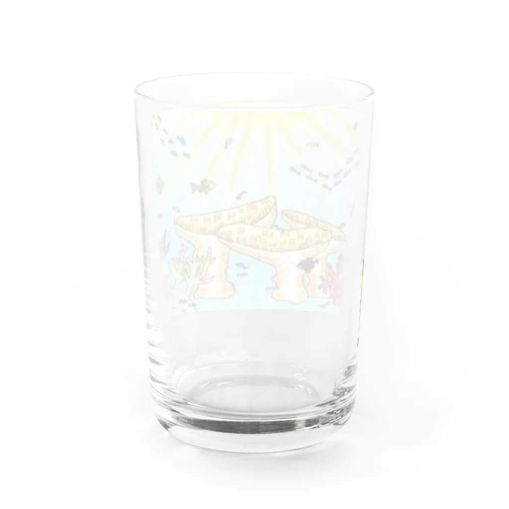 I-z-m-y's worksの光射す海 ～in パラダイス～ Water Glass :back