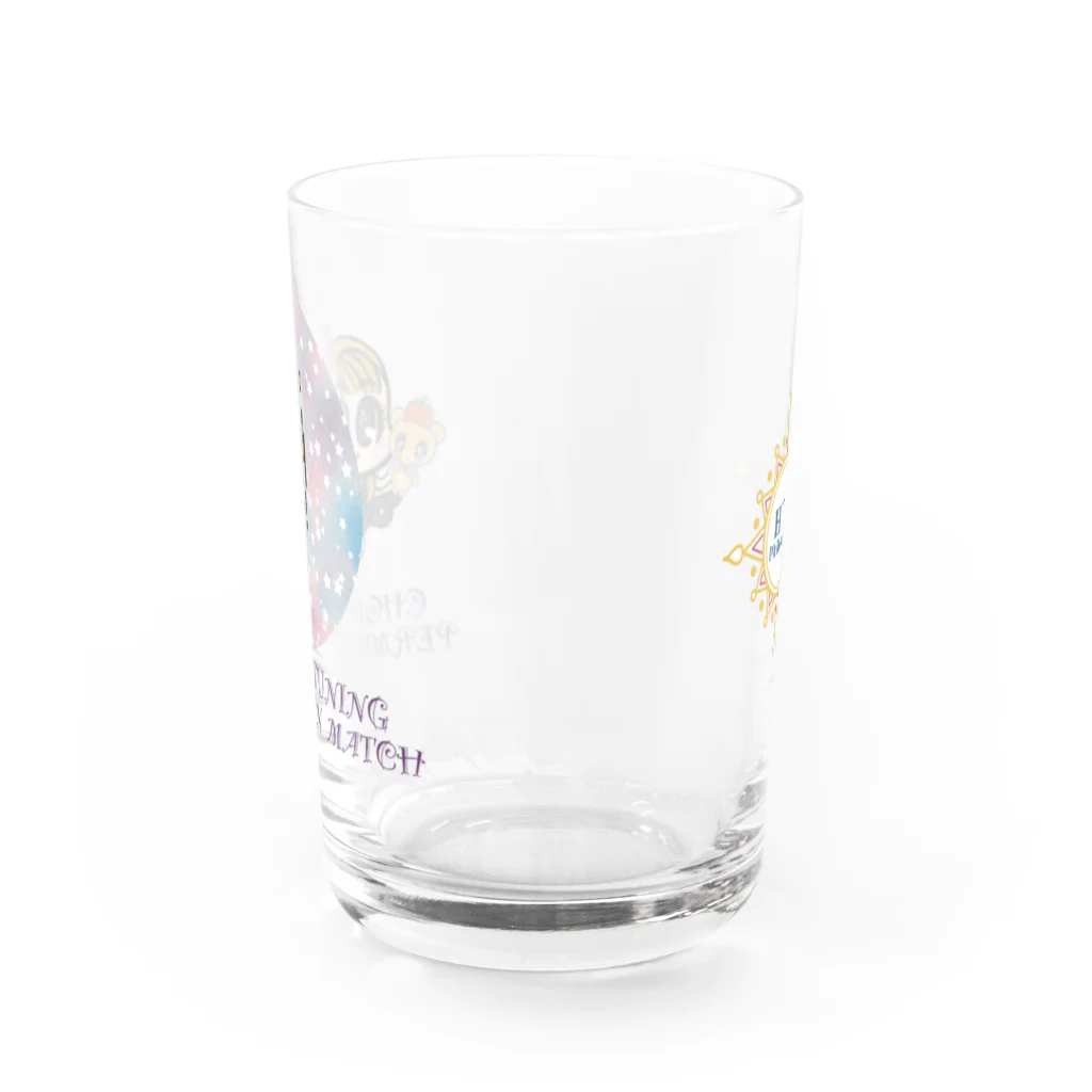 Heart to Heartの【HTLロゴ入り】マイはぴ⭐️ Water Glass :back