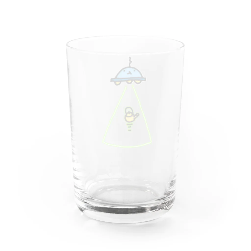 Mark Squier Design SUZURI店のKettle Mutilation Water Glass :back