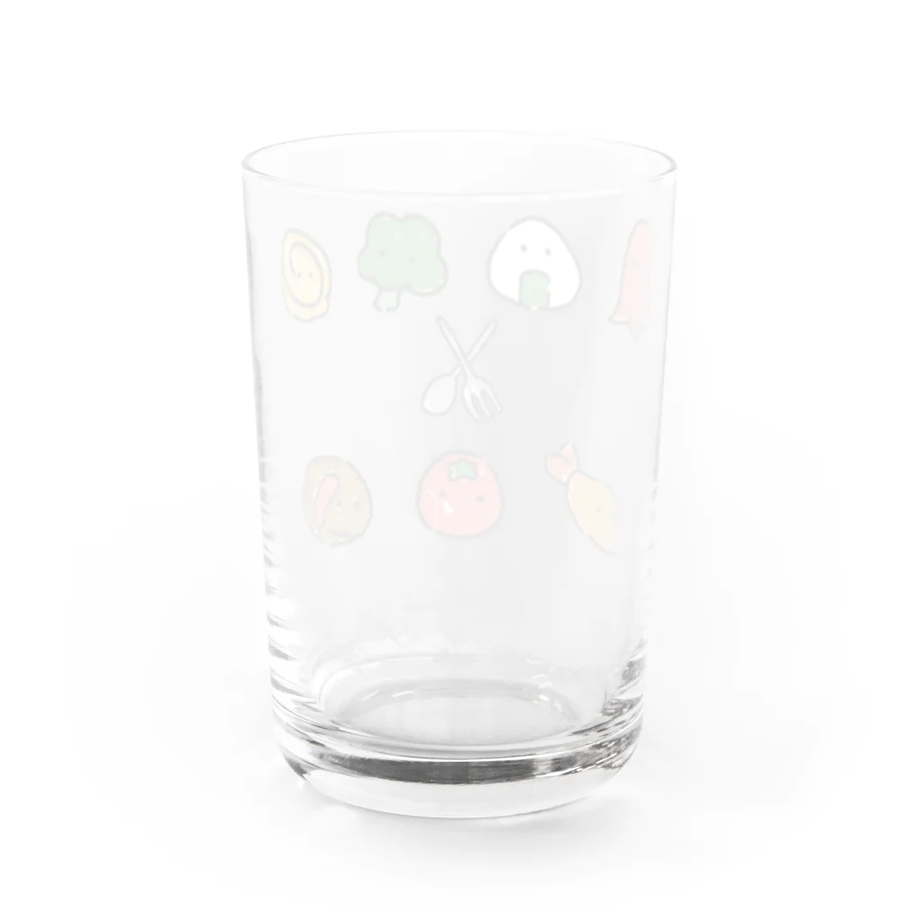 やんさんのピクニック！ Water Glass :back