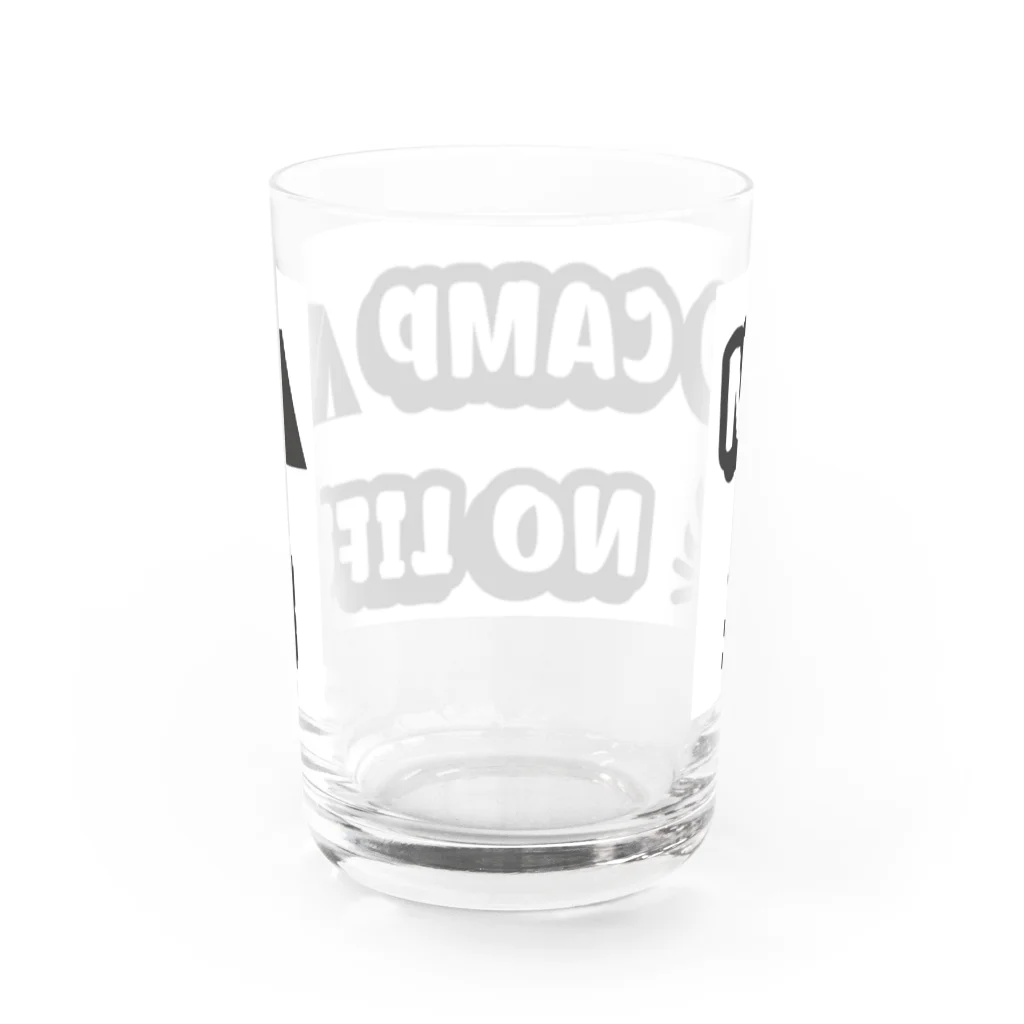 アウトドアデザインのNO CAMP NO LIFE Water Glass :back