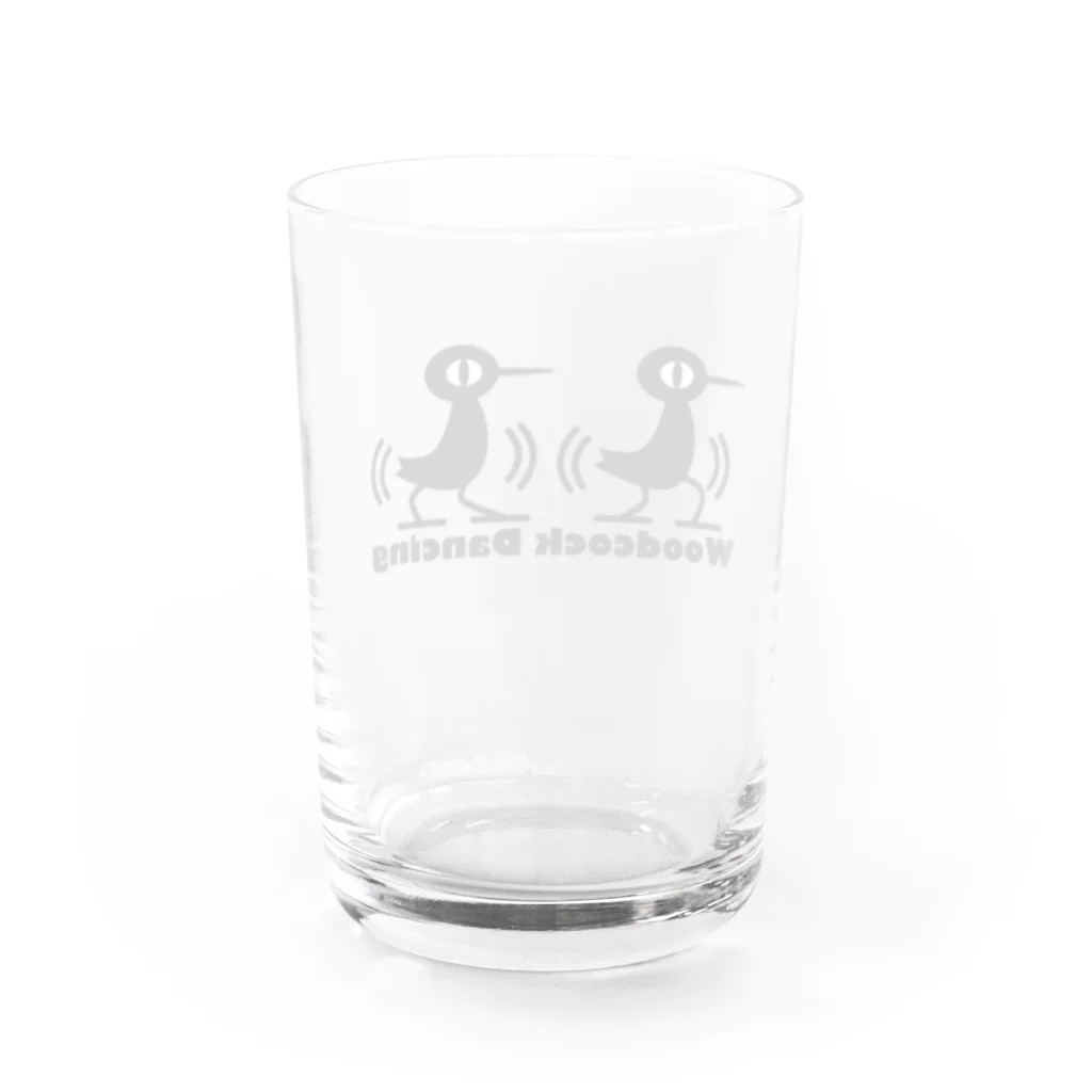 しゃもじ屋のオドル・ヤマシギ Water Glass :back