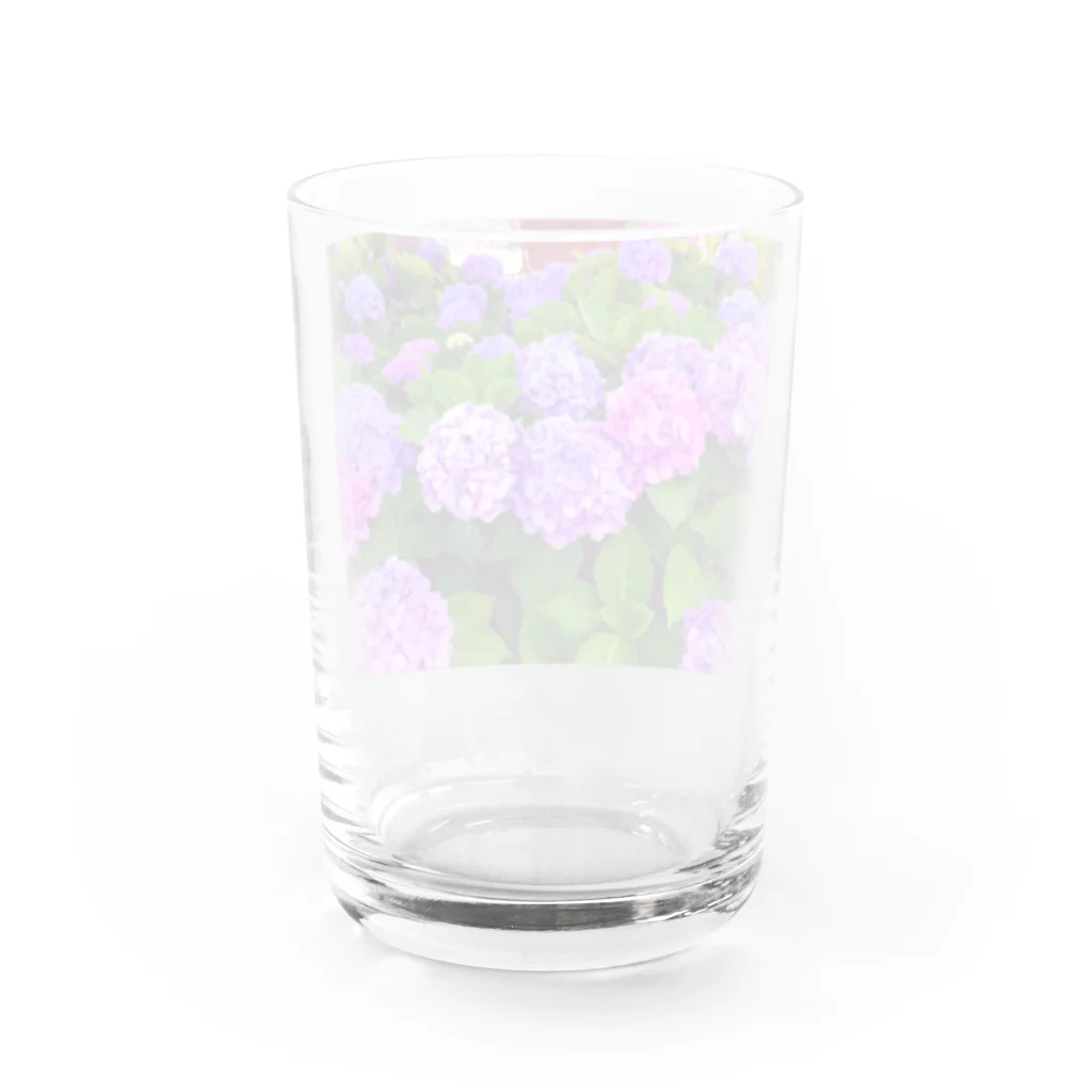 70.s popsのあじさいの Water Glass :back