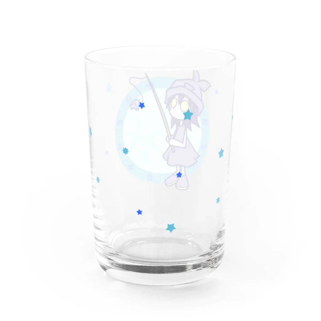 cosmicatiromのうお座 パターン1・フルカラー Water Glass :back