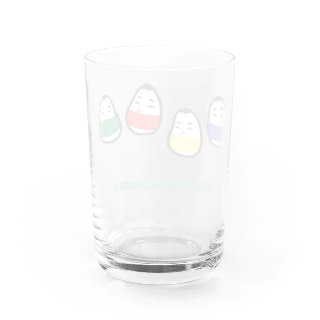 SU-KUのOKIAGARIKOBOSHI Water Glass :back