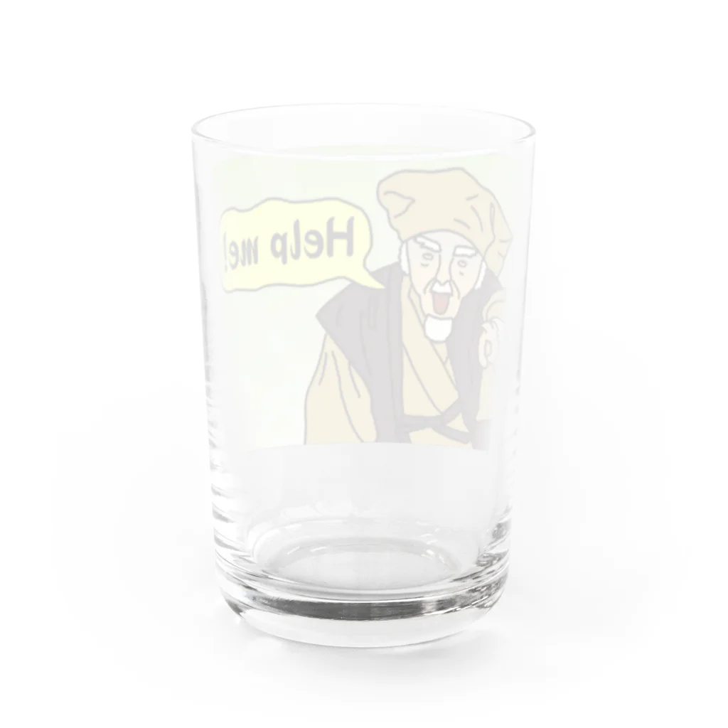 おみつ商店の黄門様はヘルプミー Water Glass :back