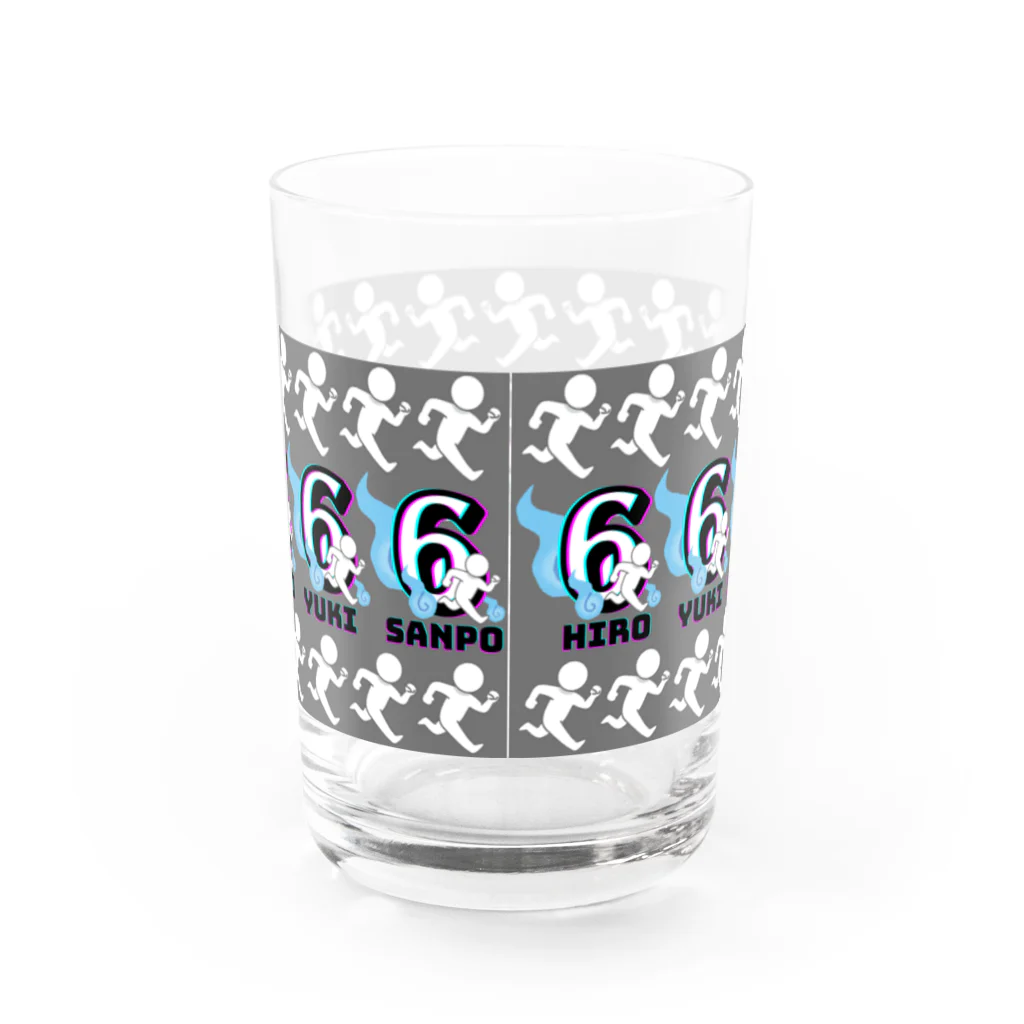 ひろゆきさんぽのさんぽグッズ Water Glass :back