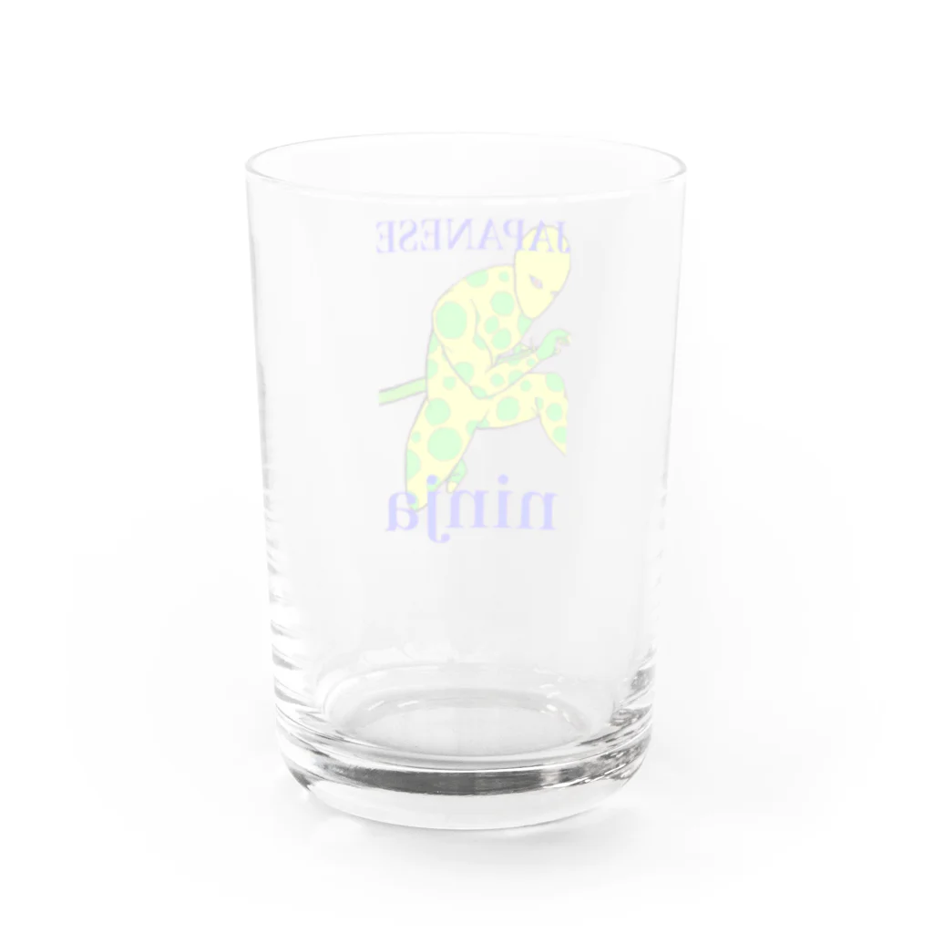 ビビットカラーアイテムズのJapanese ninja Water Glass :back