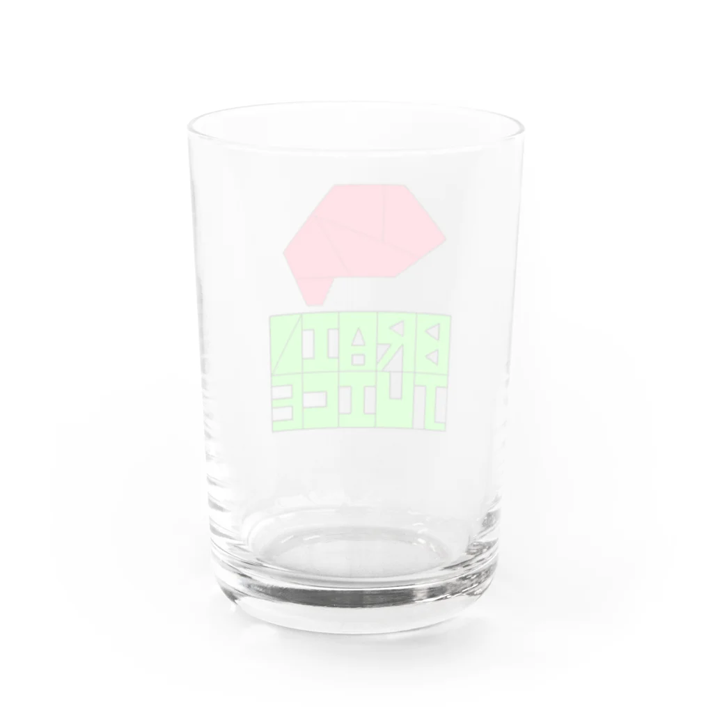 SocialのBRAIN JUICE Water Glass :back