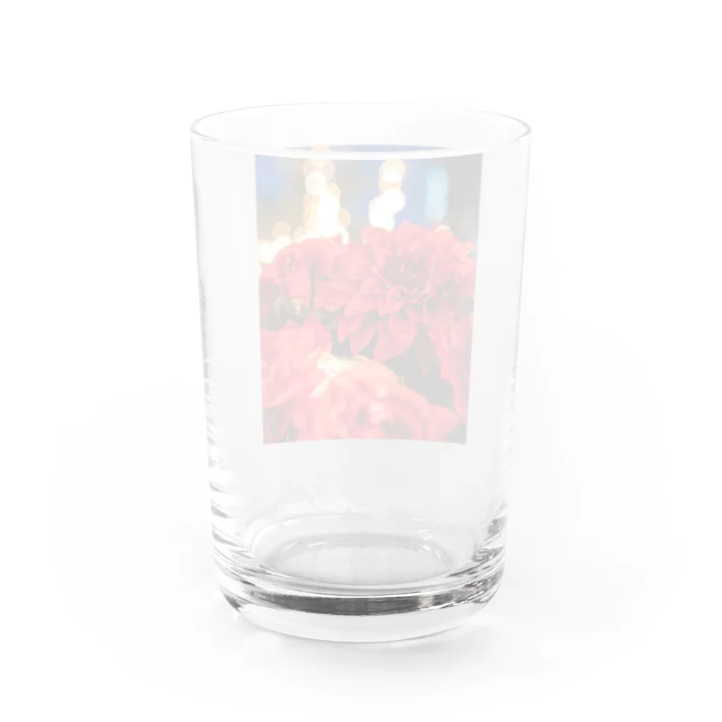 遊びママの薔薇 Water Glass :back