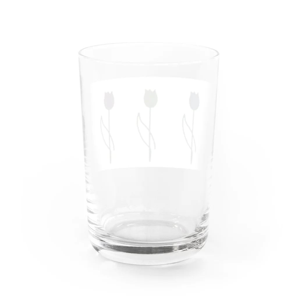 rilybiiのrainbow Flower  Water Glass :back