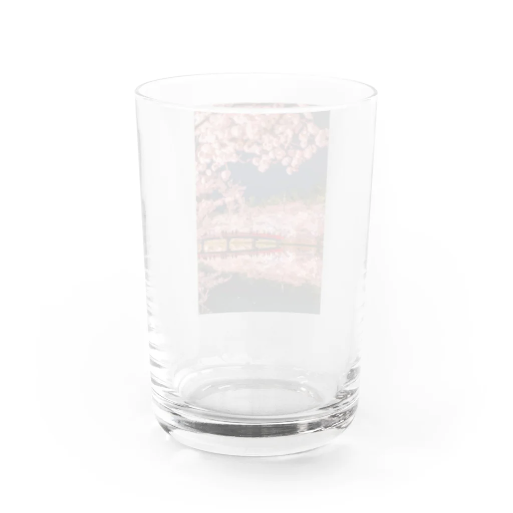 yusa3602のさくらまつり Water Glass :back