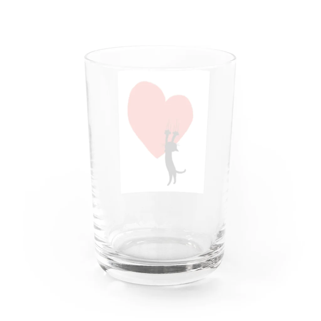 ゆうあーとの愛の爪痕 Water Glass :back