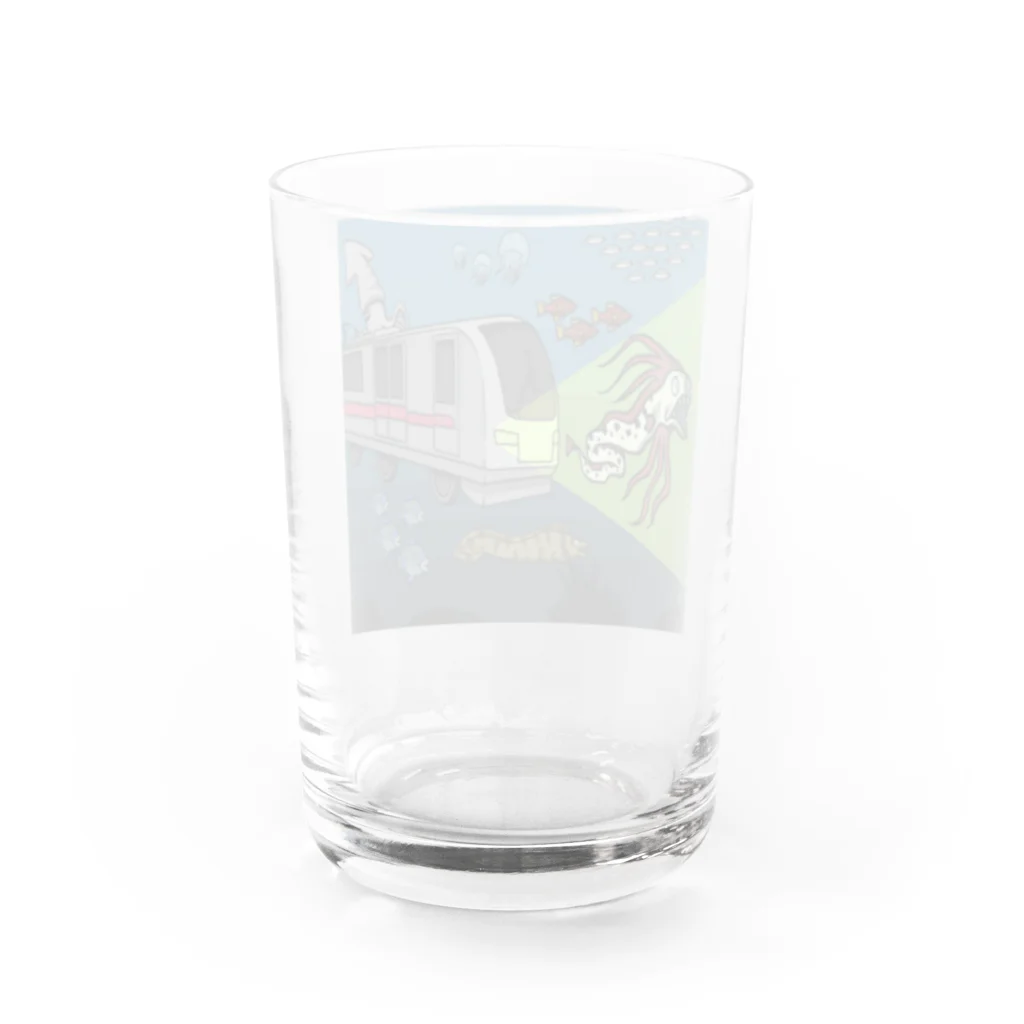 日高げのむの深海鉄道 Water Glass :back