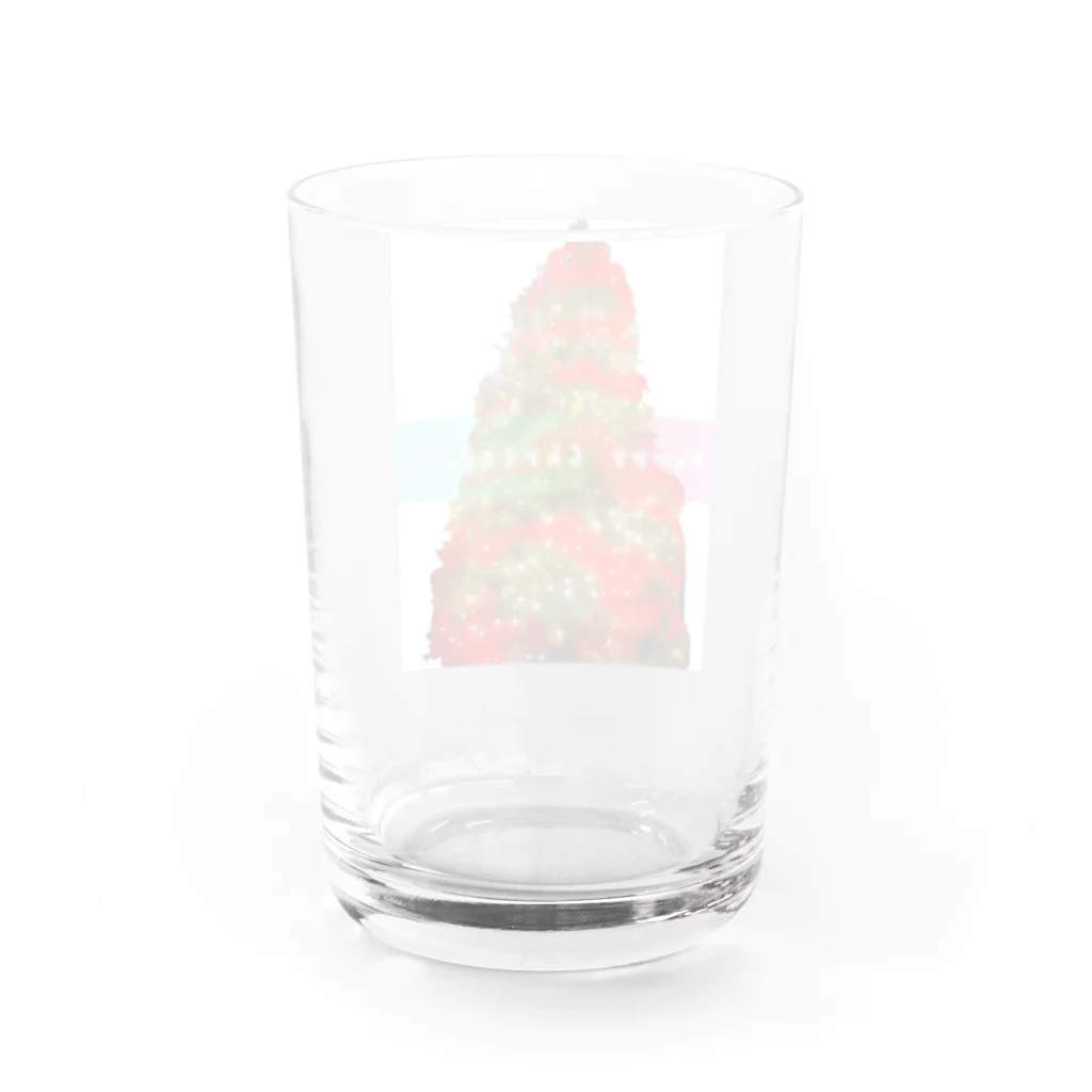 N.Pのクリスマス Water Glass :back