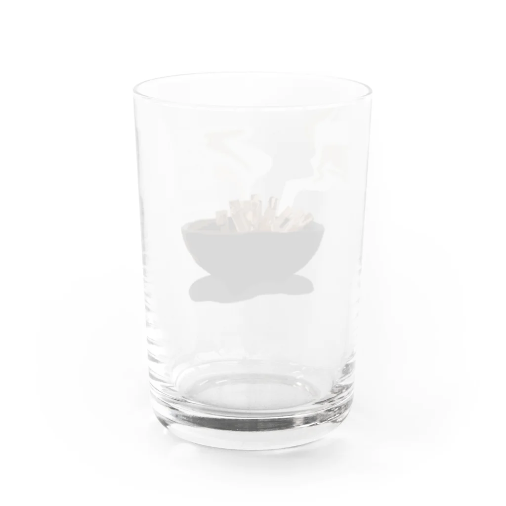 野々のモクモク Water Glass :back