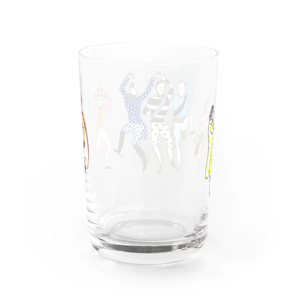 sagarooの会議は踊る 集合 Water Glass :back