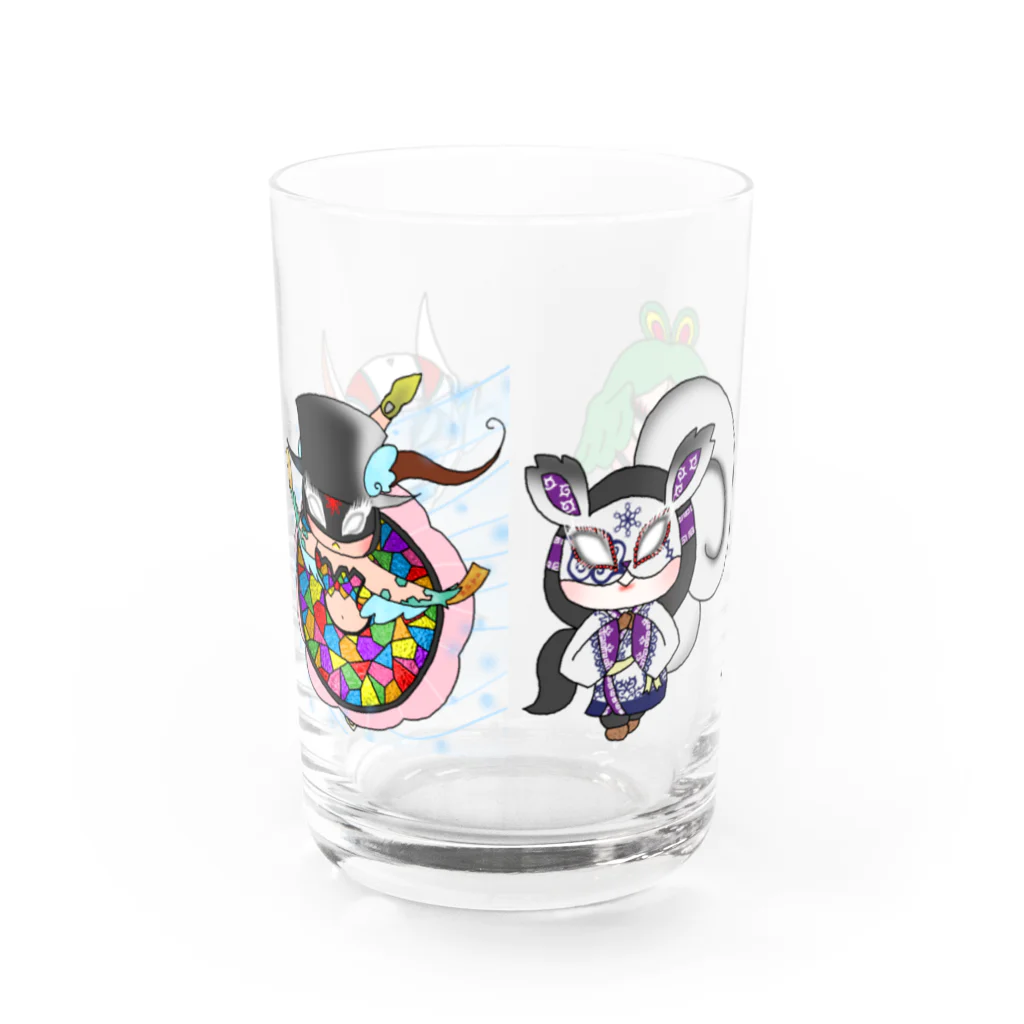 こつめちゃんのおみせのサブメン！妖怪ヒーローズ！ Water Glass :back