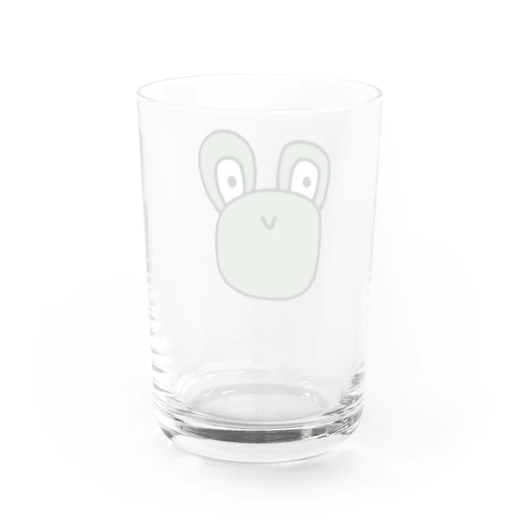 あやちの🐸みどりのかえる Water Glass :back