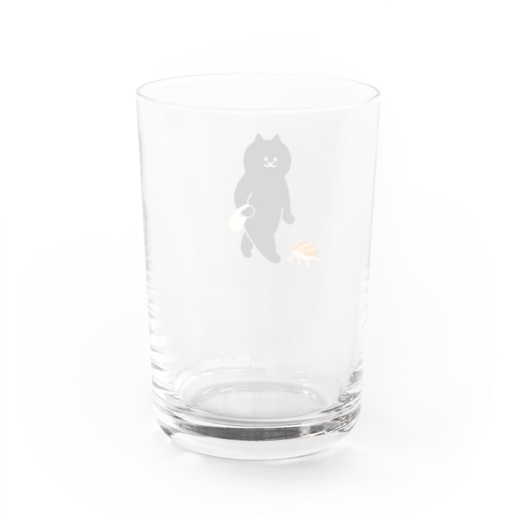 SUIMINグッズのお店の平凡なサーモン握り Water Glass :back