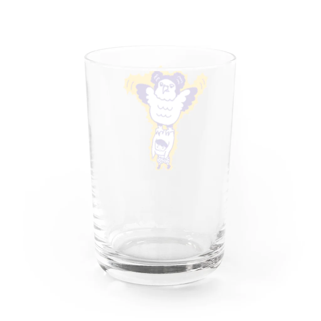 あやさんのカンムリクマタカ Water Glass :back