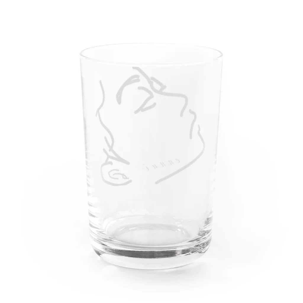 ロジローのennui Black Water Glass :back